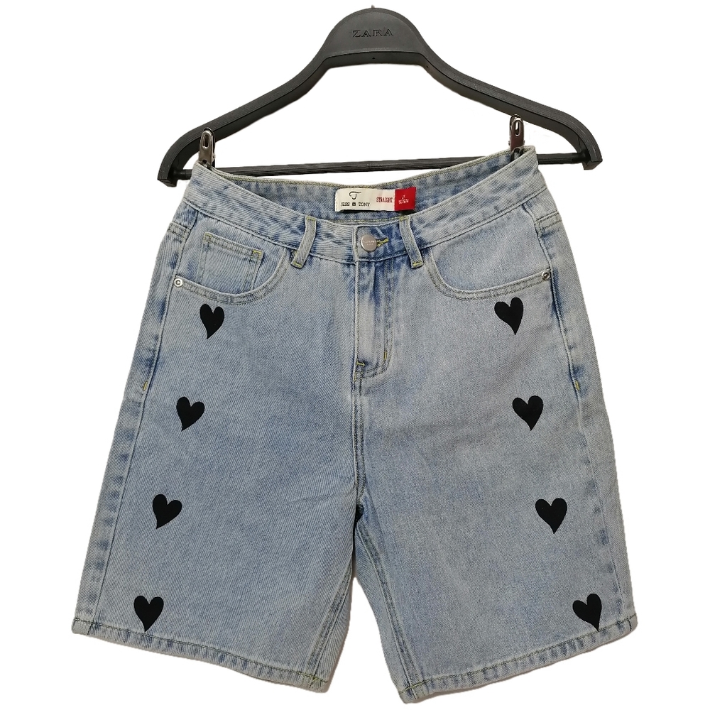 🧢 denim shorts by jess & ton
